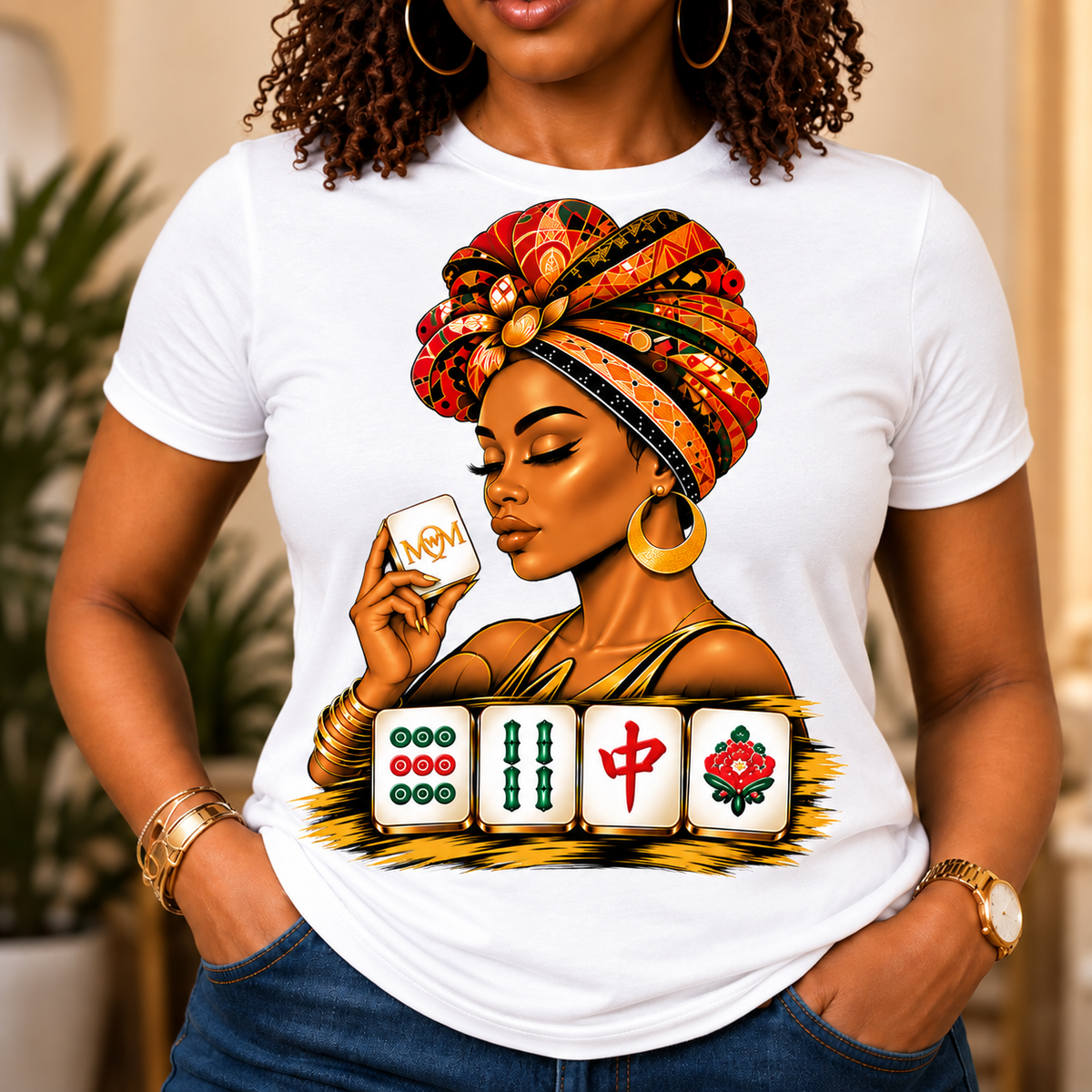 Headwrap Queen Tee
