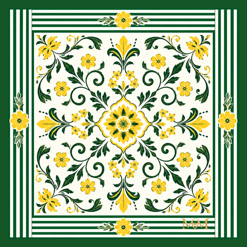 Emerald & Gold Bloom