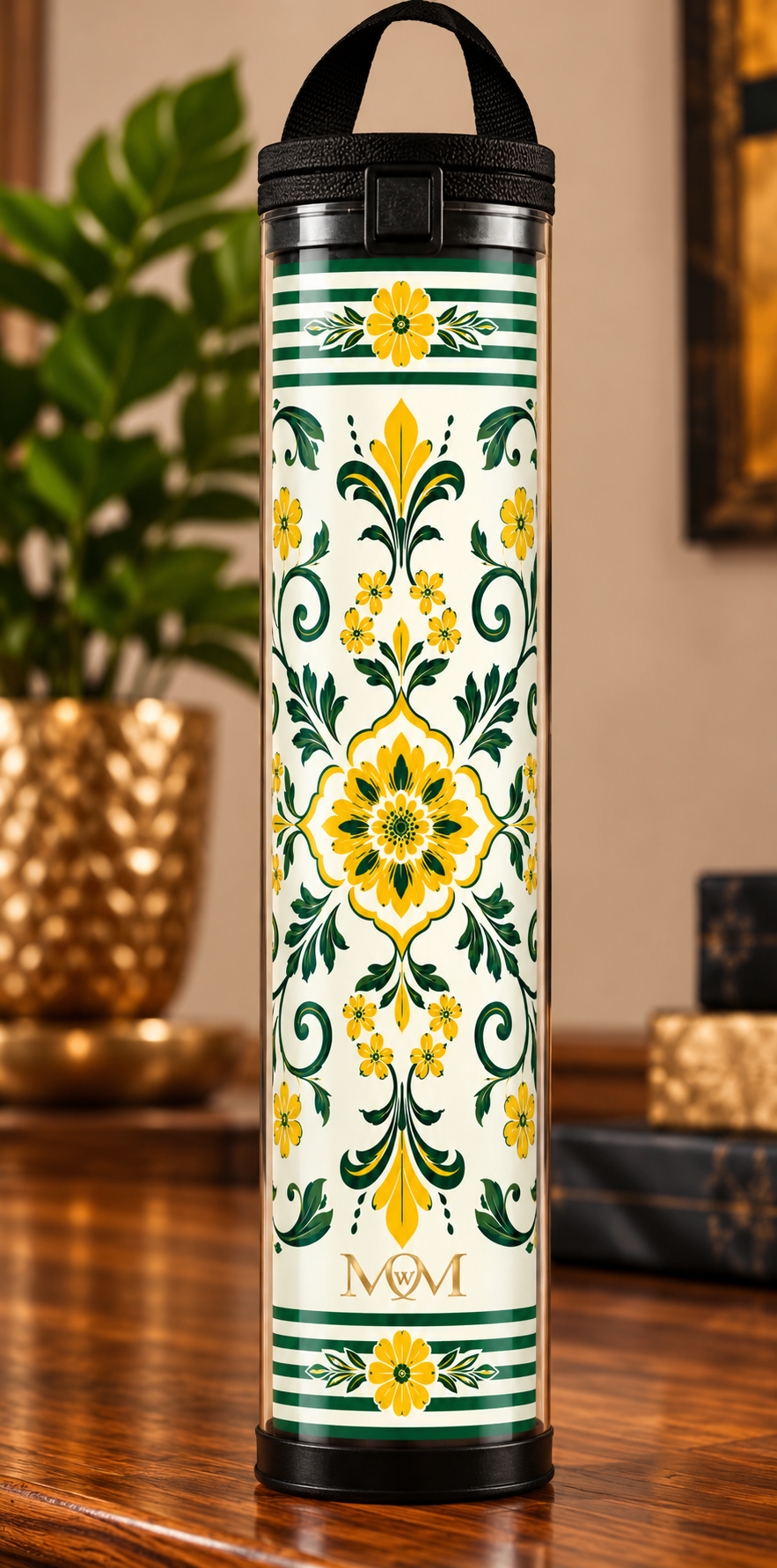 Emerald & Gold Bloom
